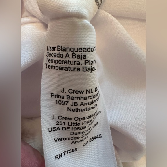 New Womens JCrew Linen Blend Pants in White size 6 - Picture 8 of 9